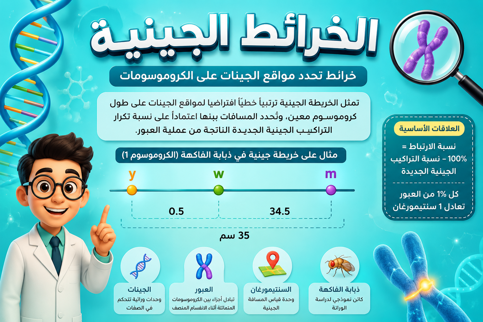 بارزة الخرائط الجينية