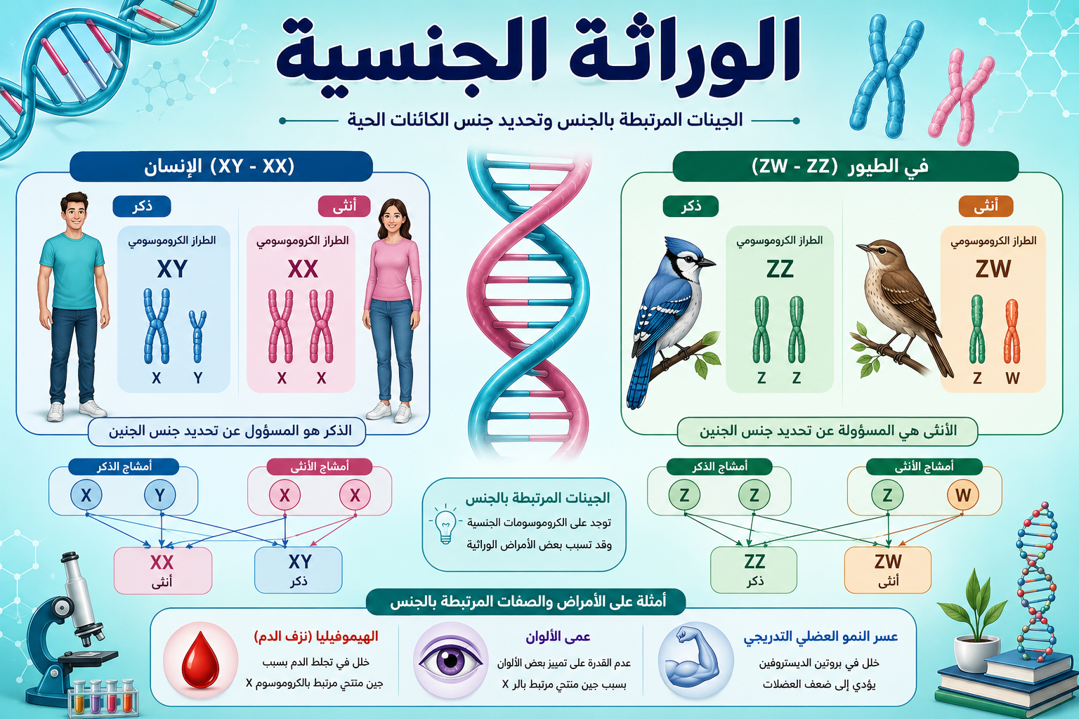 بارزة الوراثة الجنسية