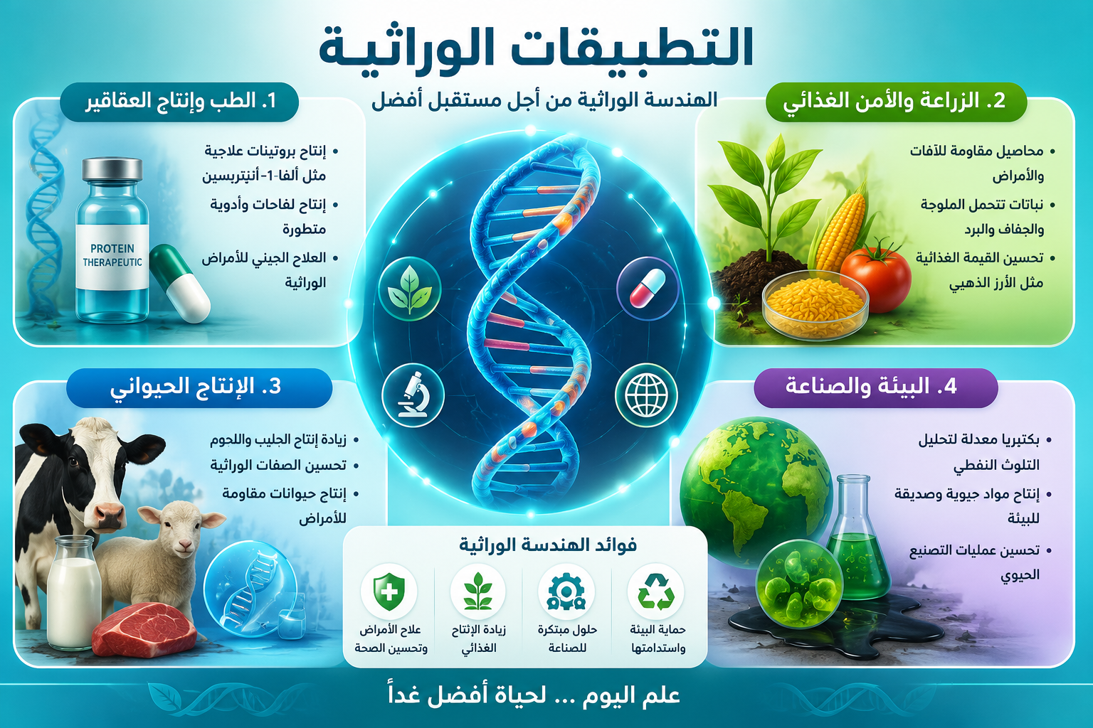 بارزة تطبيقات وراثية