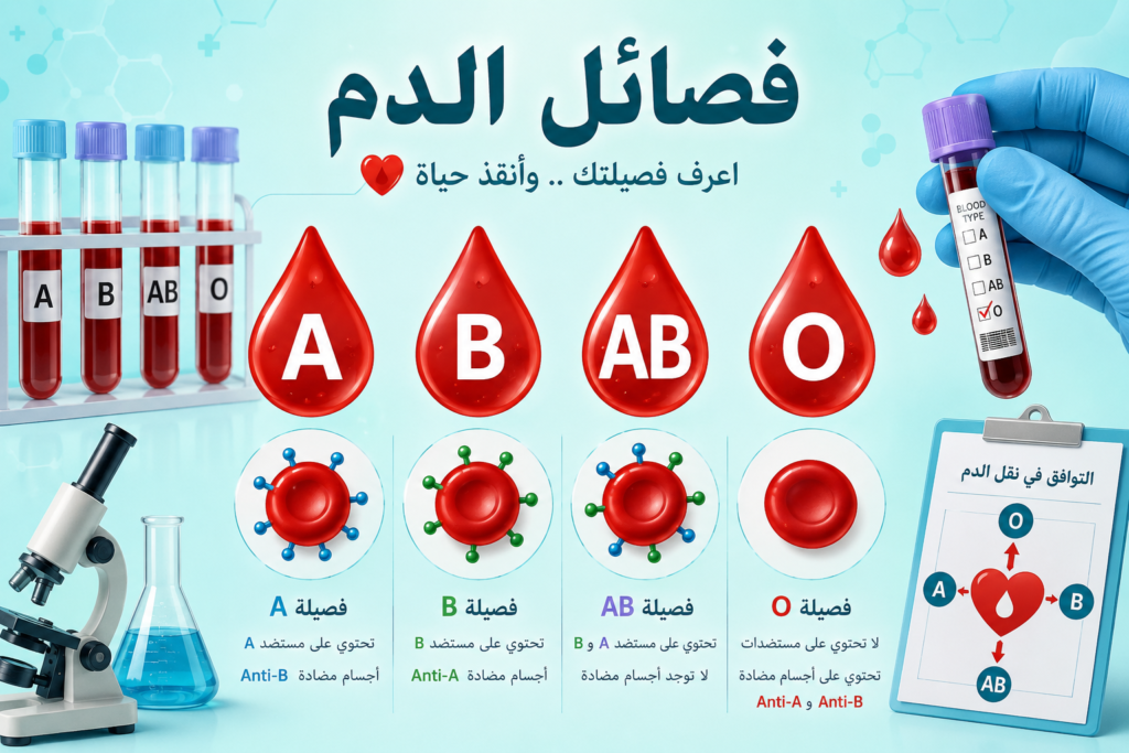 بارزة فصائل الدم