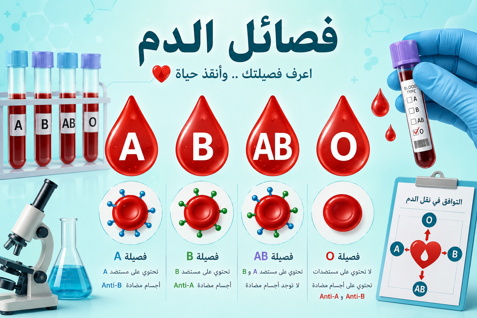 بارزة فصائل الدم