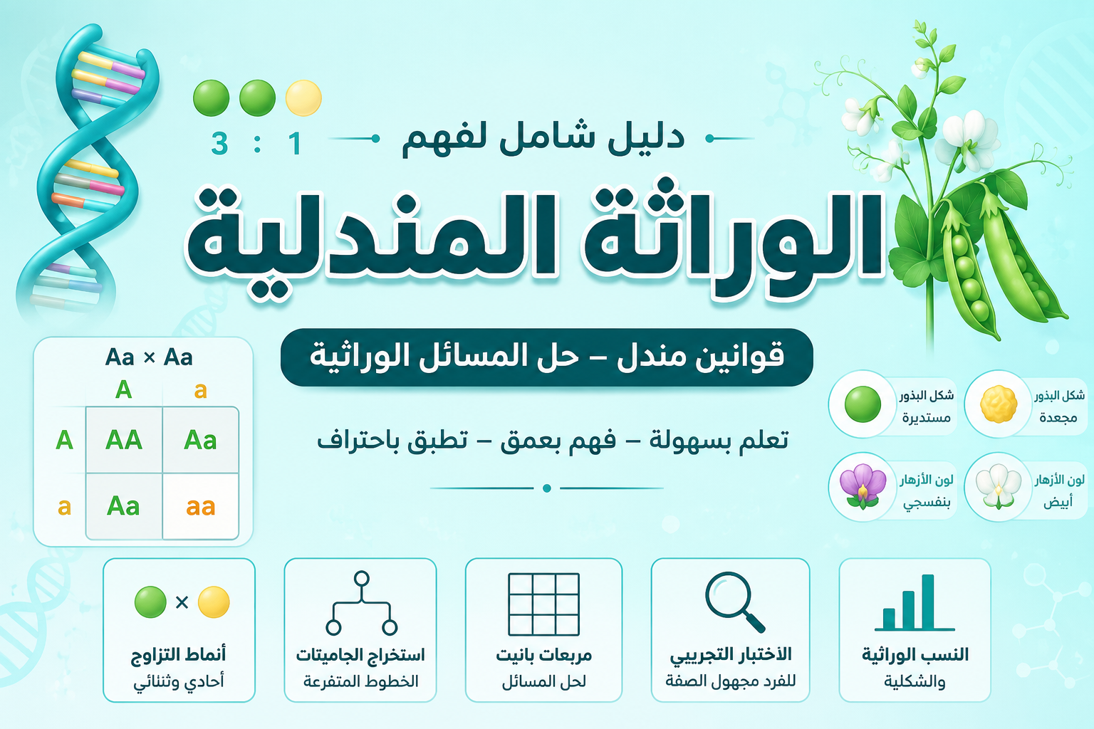 بارزة للوراثة