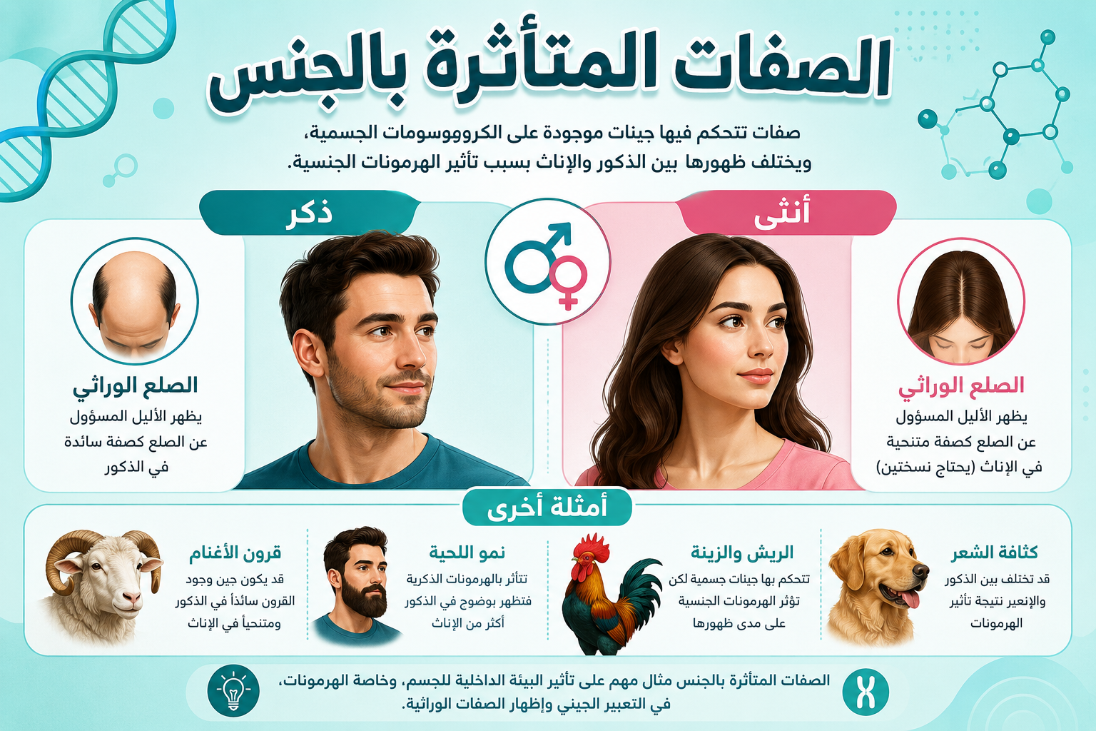 بارزة متأثرة بالجنس