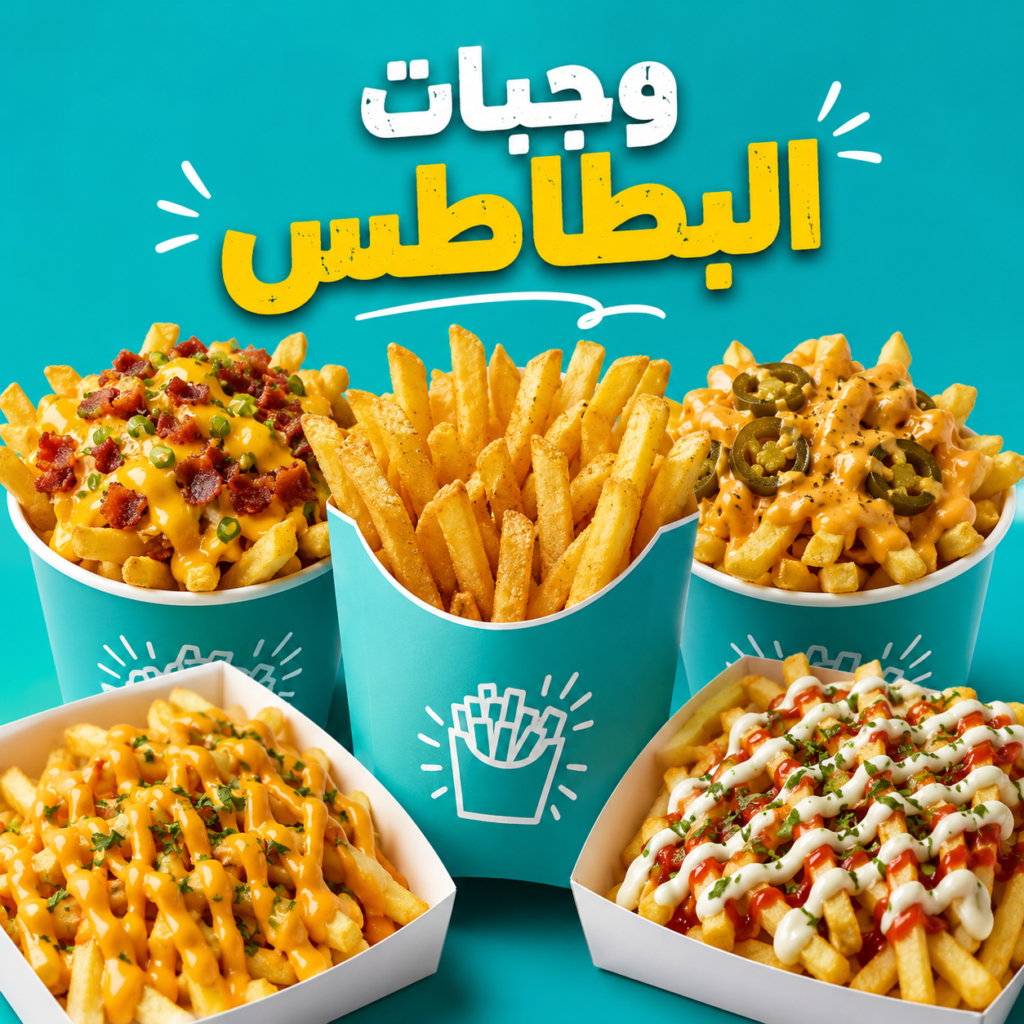 بارزة وجبات بطاطس