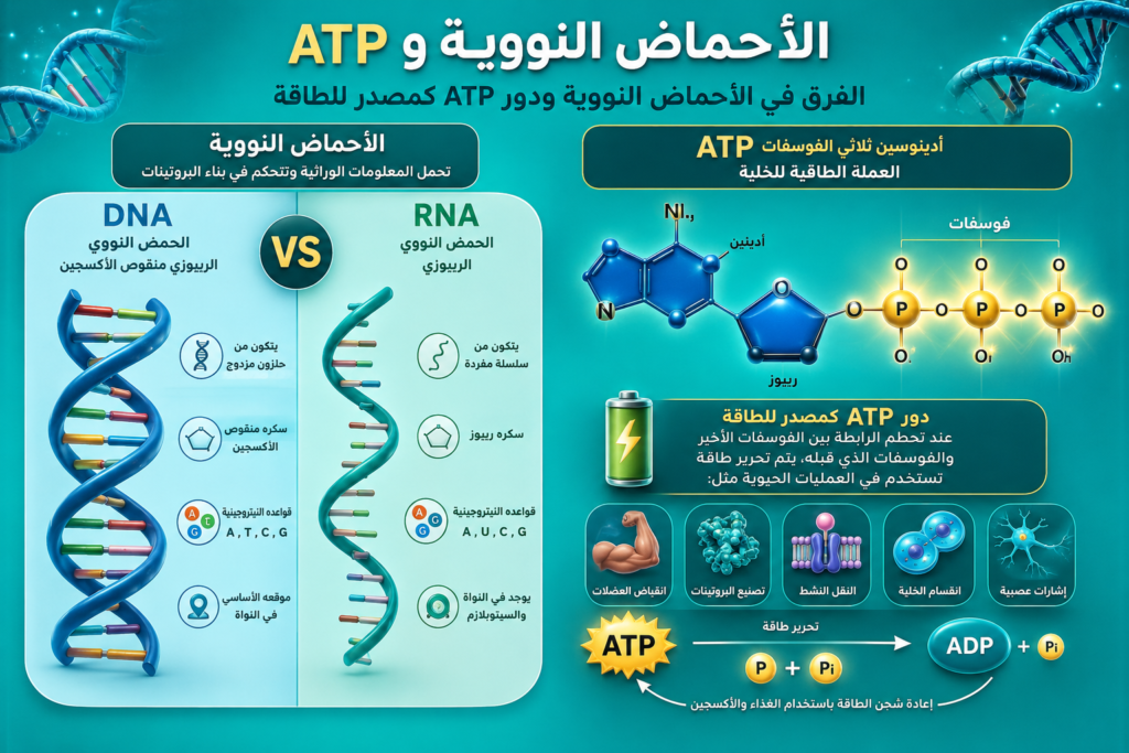 بارزة احماض نووية و atp