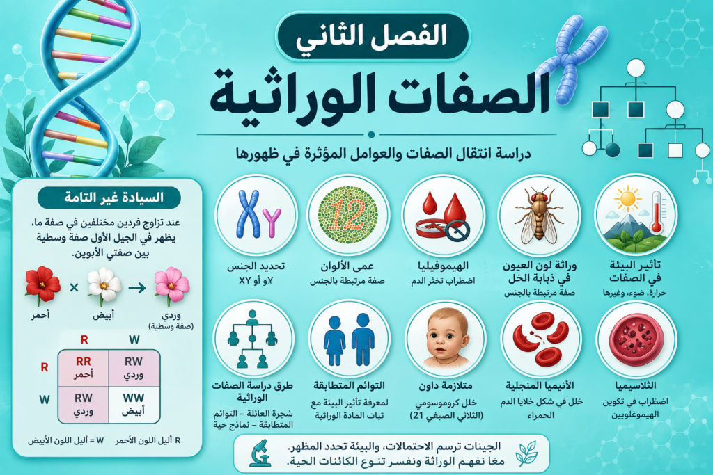 بارزة الفصل الثاني السيادة لغير تامة 11