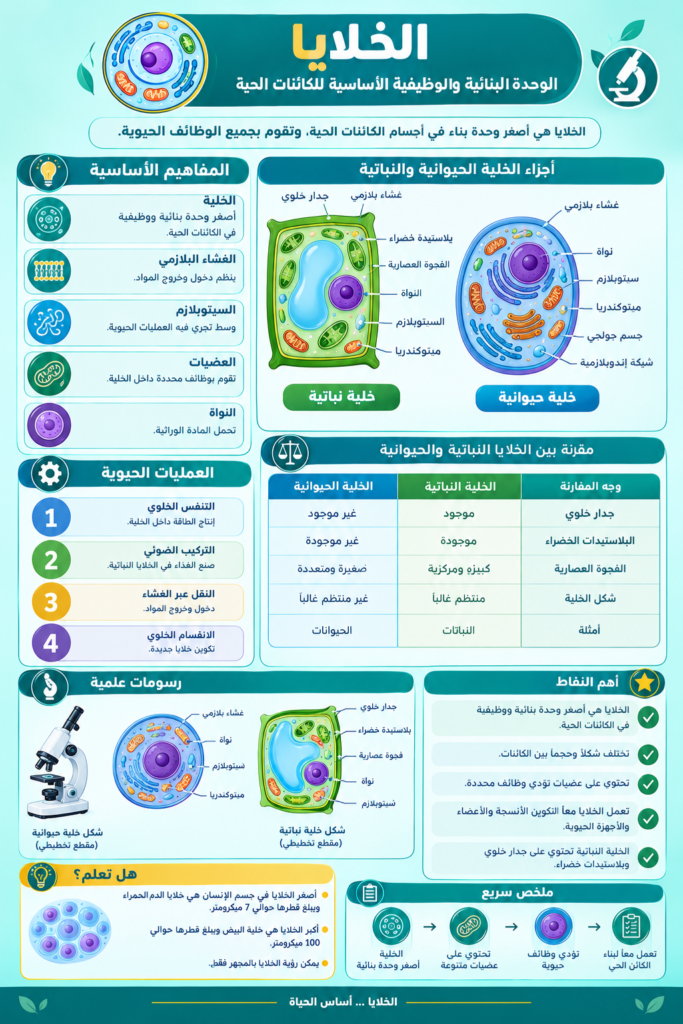الخلايا عاشر