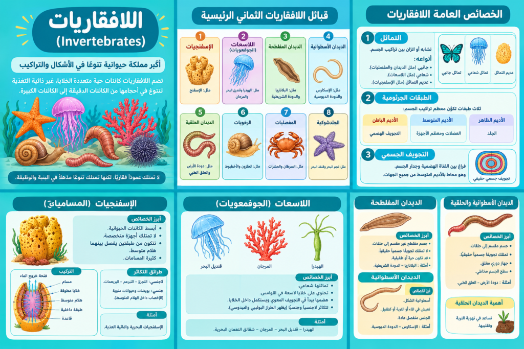 لافقاريات دودة الأرض