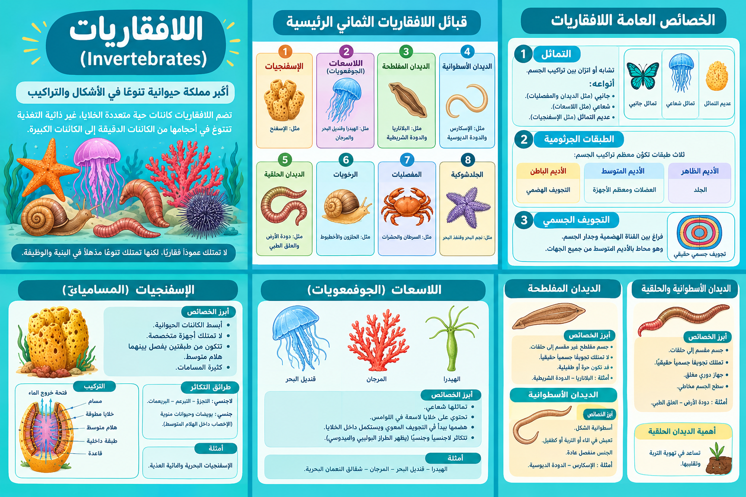 لافقاريات دودة الأرض