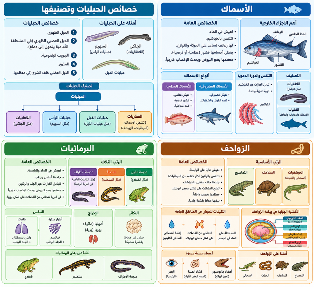 من الحبليات للزواحف