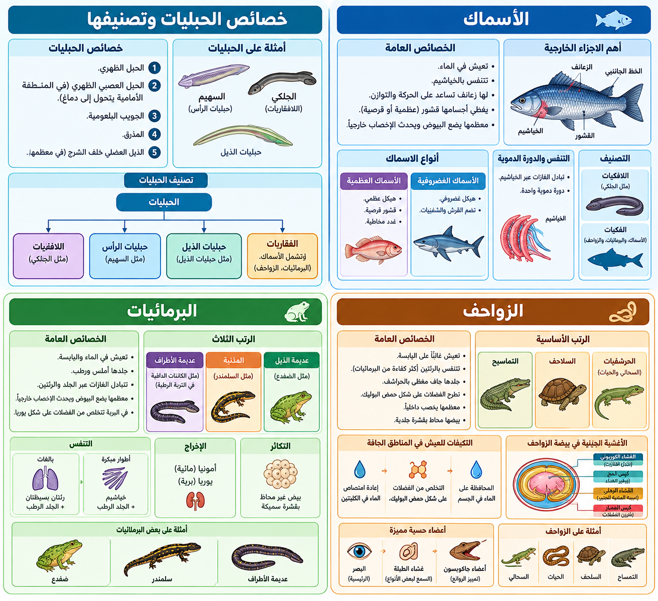 من الحبليات للزواحف