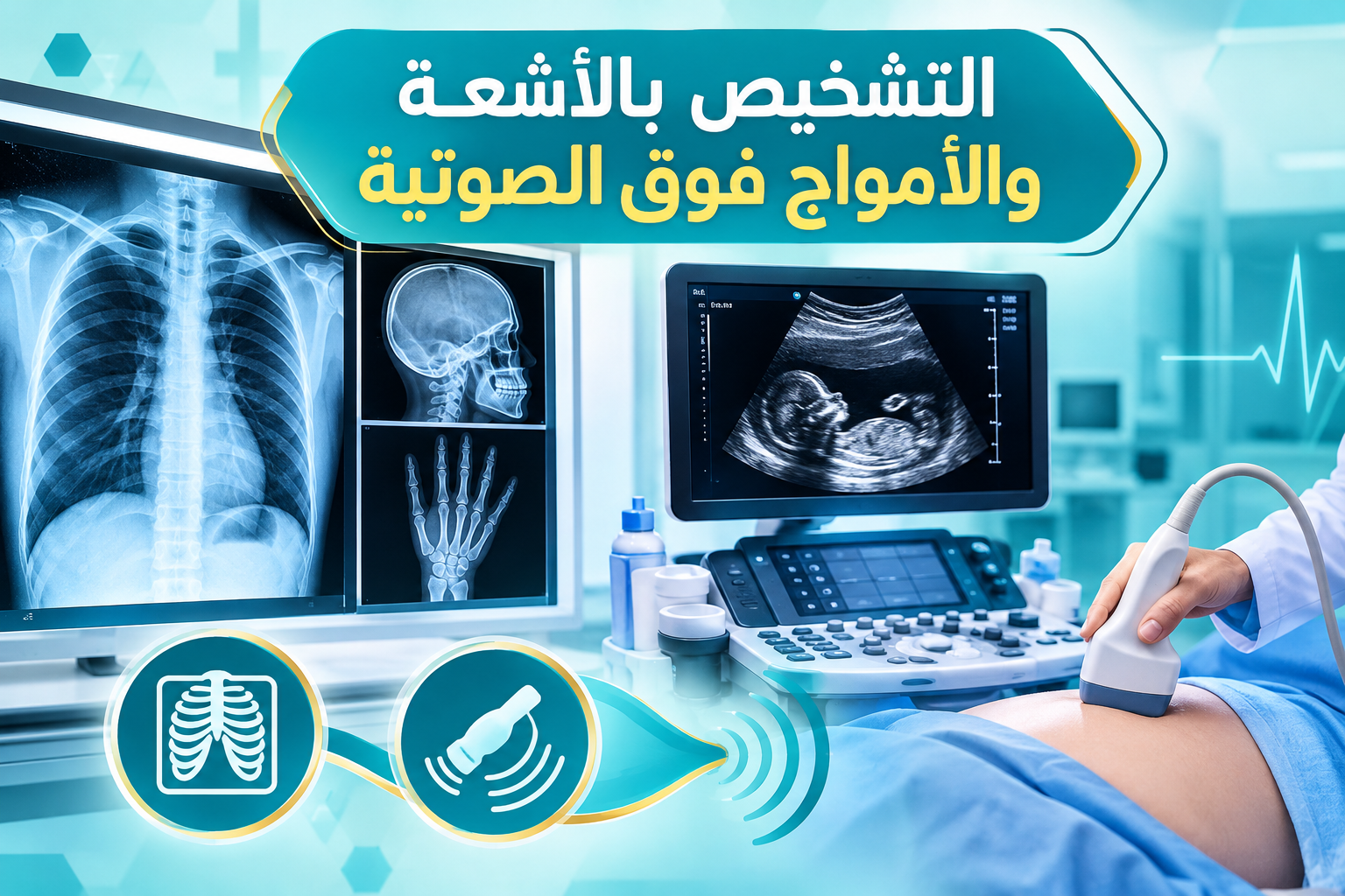 التشخيص بالأشعة والأموج الفوق صوتية